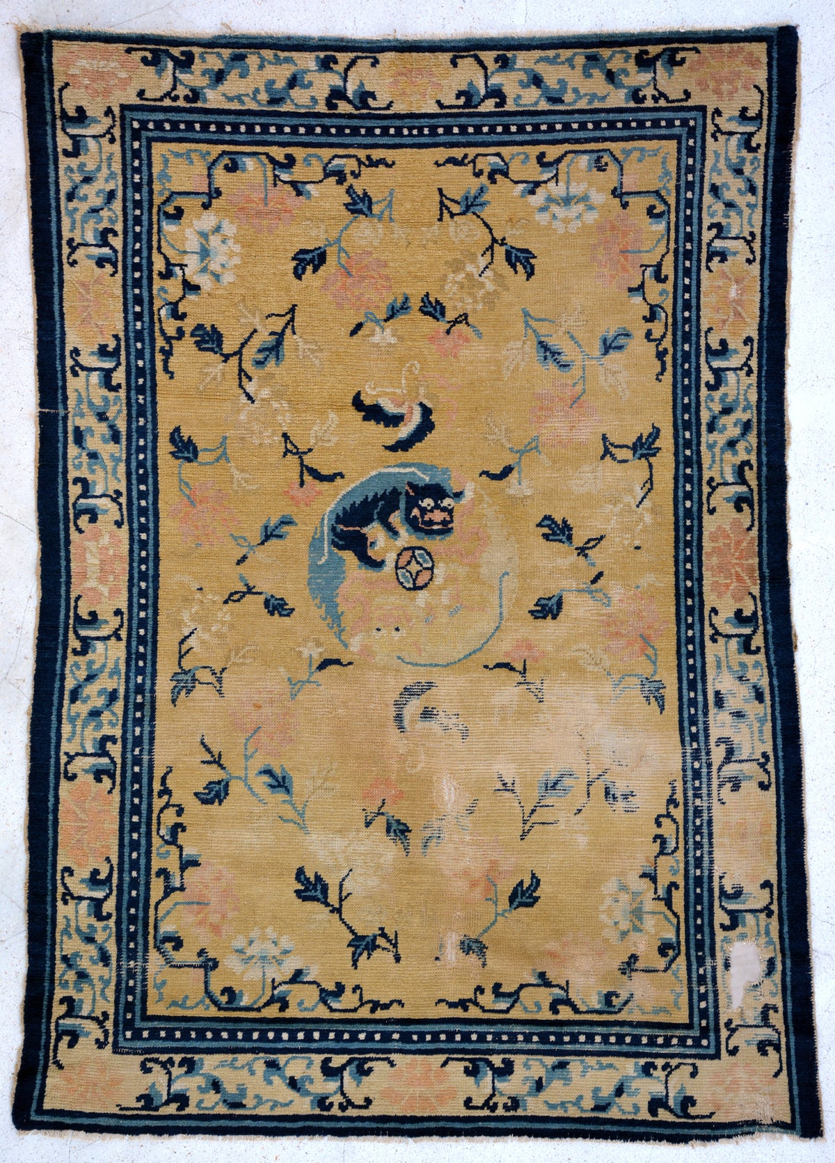 Antique Chinese Ningxia Rug