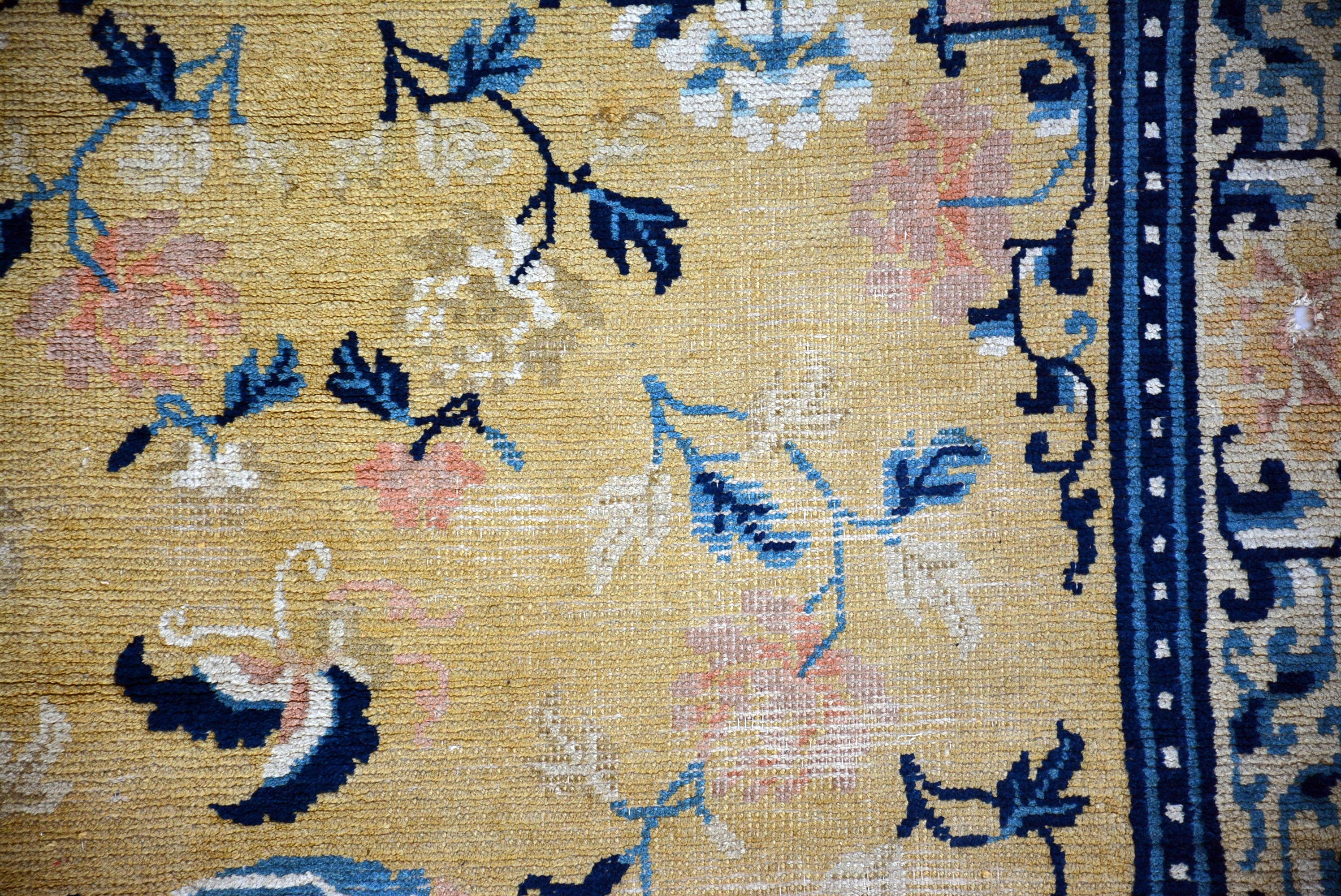 Antique Chinese Ningxia Rug