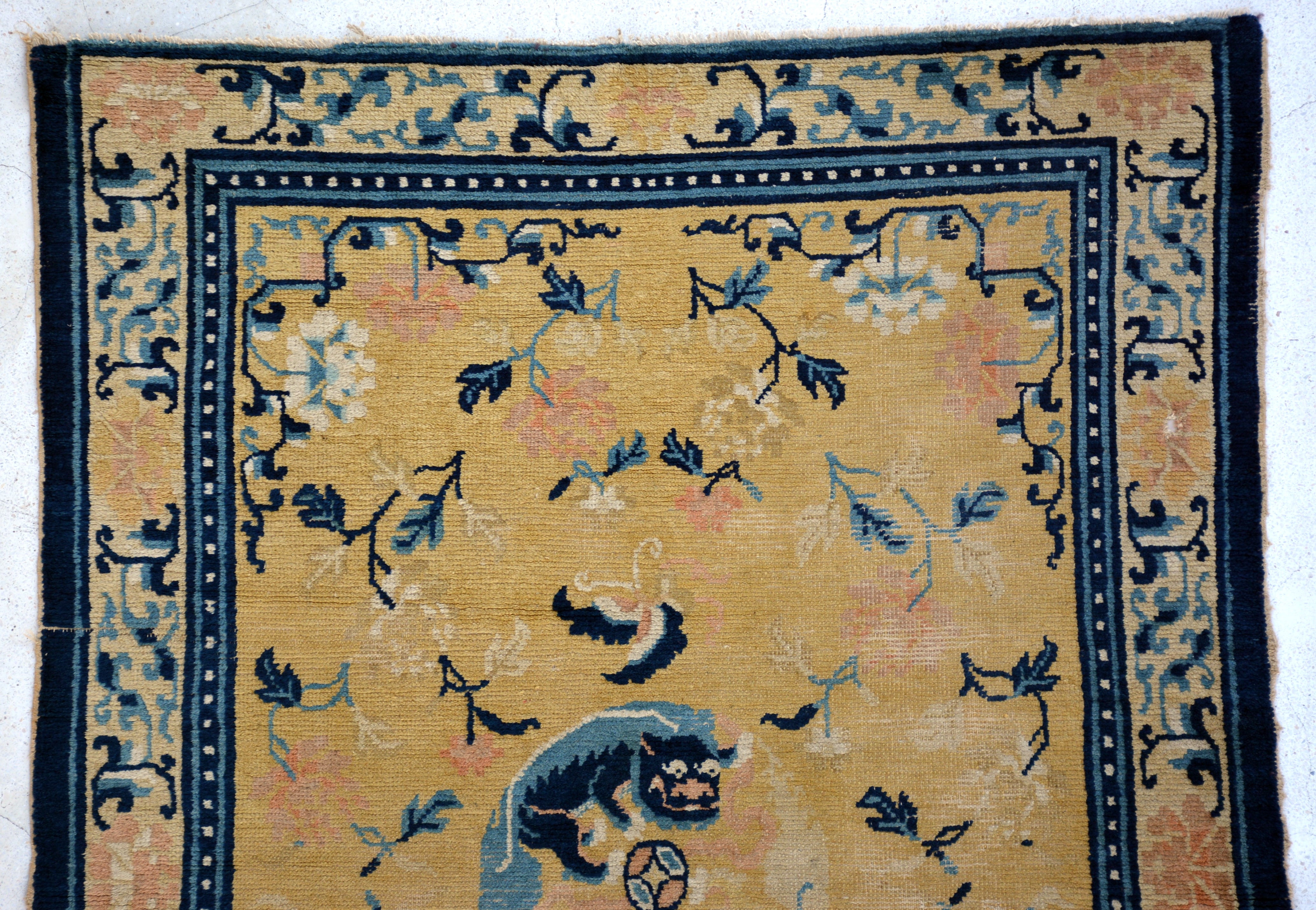 Antique Chinese Ningxia Rug