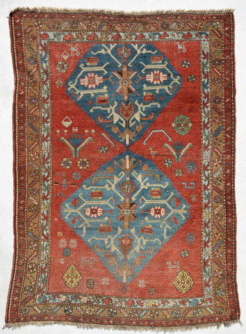 Antique Caucasian Karabagh Rug