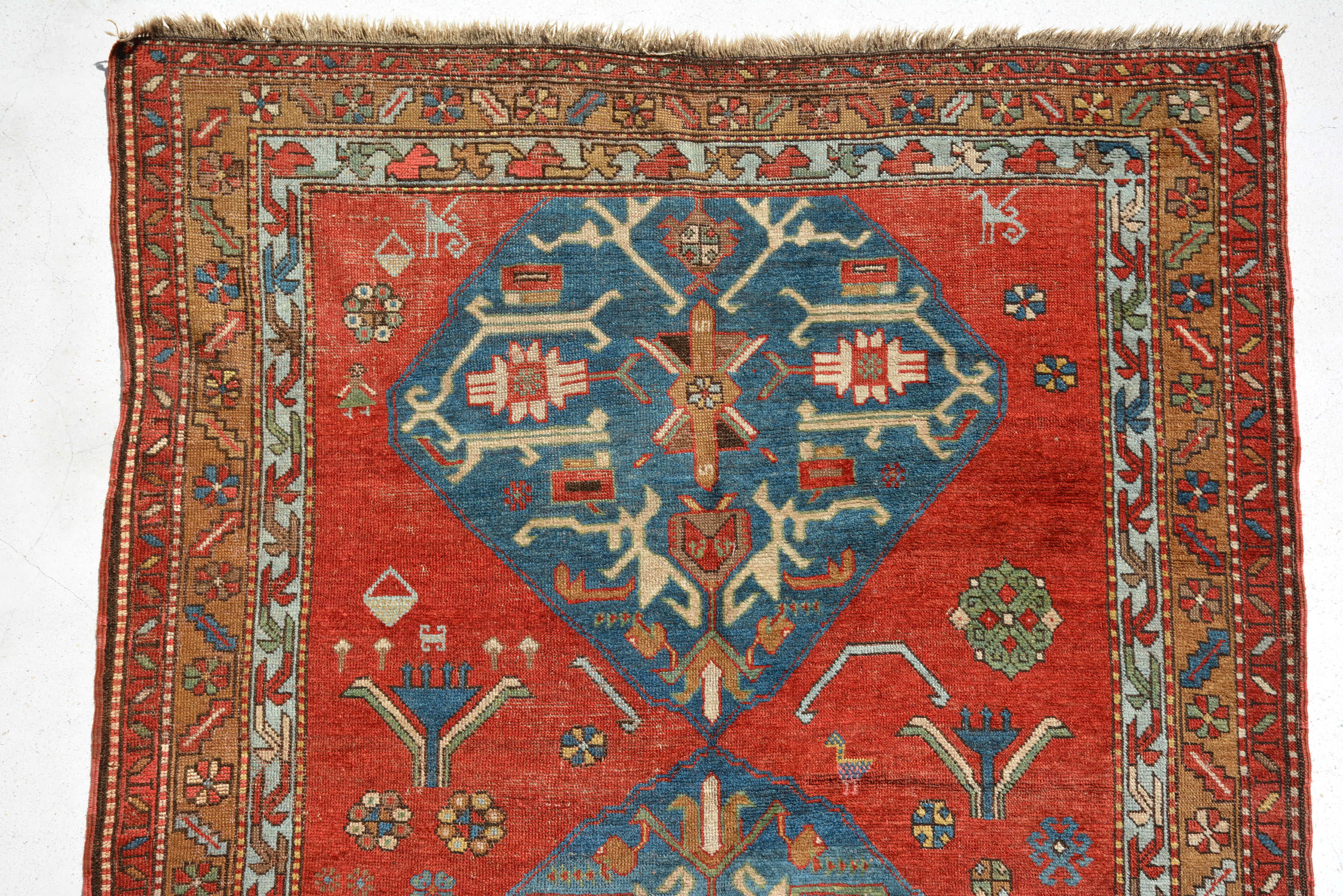 Antique Caucasian Karabagh Rug