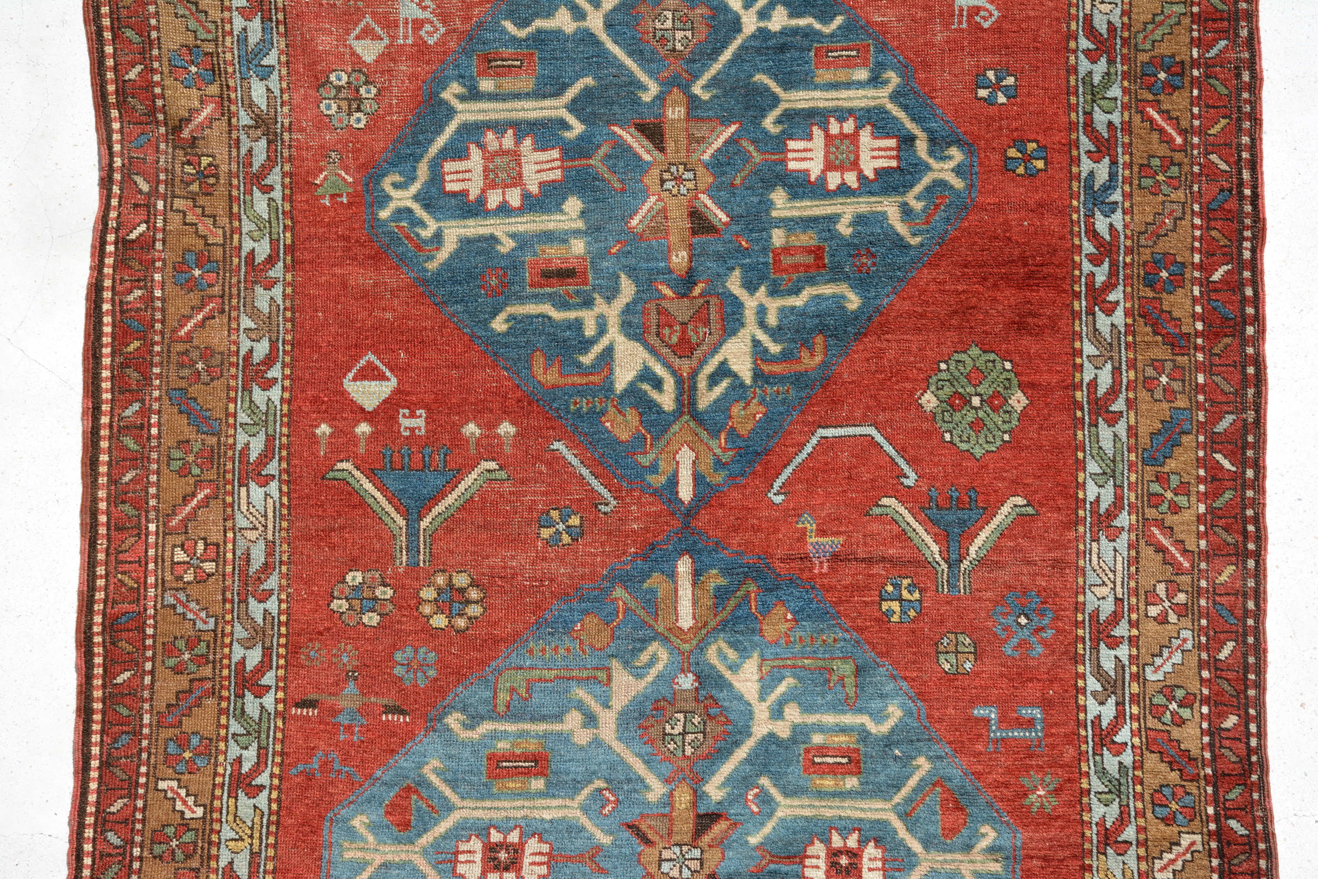 Antique Caucasian Karabagh Rug