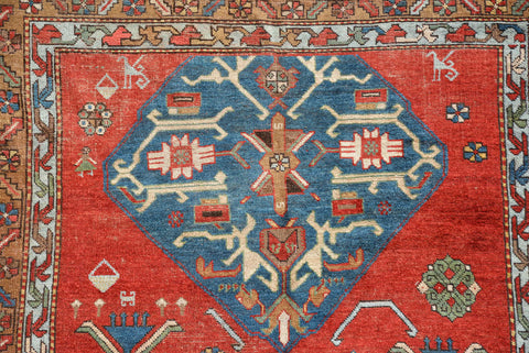 Antique Caucasian Karabagh Rug